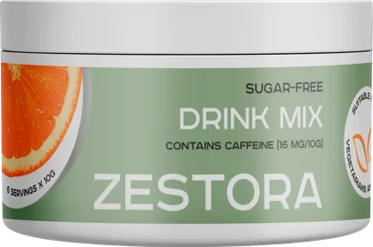 ZESTORA DRINK MIX SUPPLEMENT — შეფუთვა 6 პორცია × 10 გ ფასად 79 GEL
